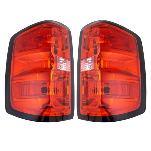 2015-2019 Tail Light Pair w/o LED Accents Chevrolet Silverado 1500, Chevrolet Silverado 2500, Chevrolet Silverado 3500, GMC Denali