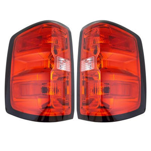2015-2019 Tail Light Pair w/o LED Accents Chevrolet Silverado 1500, Chevrolet Silverado 2500, Chevrolet Silverado 3500, GMC Denali