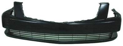 Front Bumper Cover Without Object Sensors Plastic Black For Cadillac DTS 2006-2011 - GM1000814