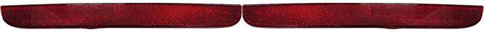 Fits 2015 2016 2017 2018 DODGE CHALLENGER Reflector Driver and Passenger Side Replaces CH1184105 CAPA Certified CH1185105