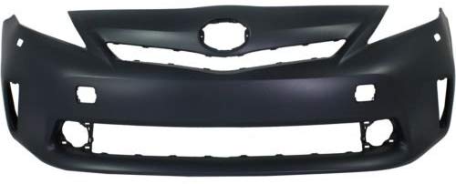Toyota PRIUS V 12-14 FRONT BUMPER COVER, Primed, w/o Pre-Collision System, LED Head Lamps - TO1000390
