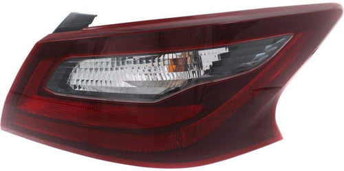 Right Passenger Side Outer Tail Light Assembly For 2017-2018 Nissan Altima, SR Models, With Smoked Lens NI2805111