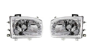 Driver & Passenger Headlights for 99-04 Nissan Pathfinder NI2503127, NI2502127