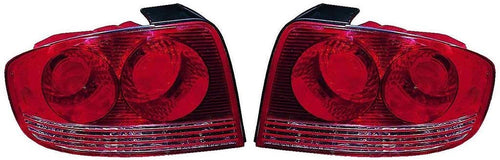 Fits Hyundai Sonata 2002-2005 Tail Light Assembly Pair Driver and Passenger Side (NSF Certified) HY2800126, HY2801126