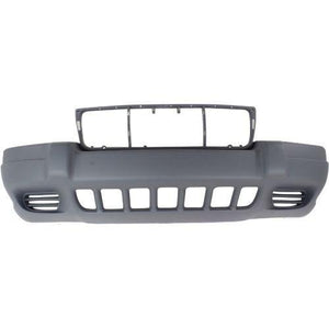 Bumper Front Textured Laredo Without Fog Jeep Grand Cherokee 1999-2003
