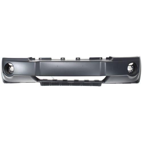 2005-2007 Jeep Grand Cherokee Bumper Front Primed Without Chrome Insert Exclude Srt-8