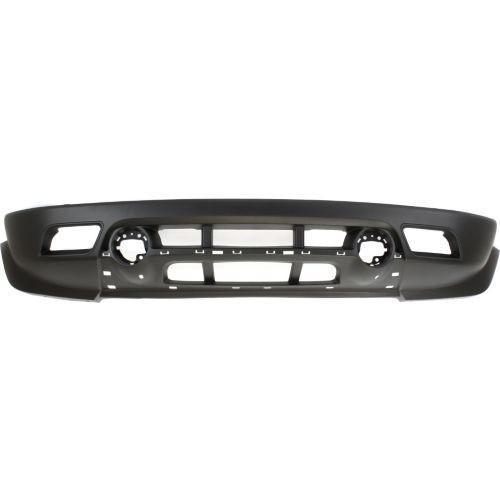 2011-2017 Jeep Patriot Bumper Front Lower Textured Gray With Tow Hook Hole With Moulding Hole