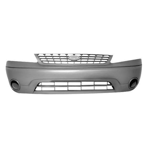 2001-2003 Ford Windstar Bumper Front Gray Without Fog Lx-Base