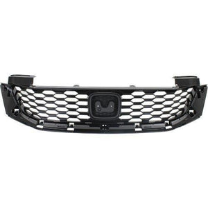 2013-2015 Honda Accord Grille Painted-Black Coupe