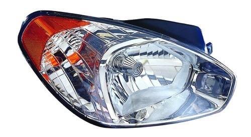2007-2011 Hyundai Accent Headlight Passenger Side Sedan/Hatchback High Quality