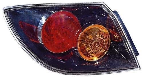 Tail Light Driver Side Hatchback Without Led High Quality Mazda 3 2004-2006