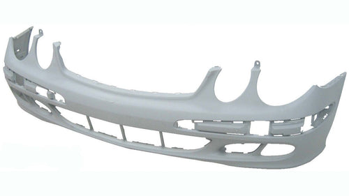 2003-2006 Mercedes E-Class E500, E320, E350 Bumper Front Primed Gray Without Headlight Washer Without Sport Package