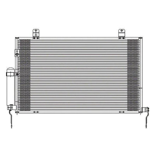 2004-2008 Mitsubishi Endearvor Condenser (3383) With Receiver Drier Without Tow Package