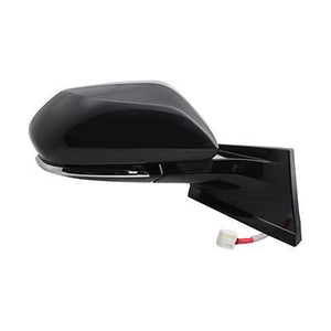 2016-2017 Toyota Prius Door Mirror Passenger Side Power Heated Without Blind Spot Mat Black Cover