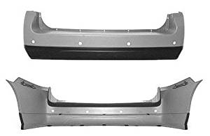 CAPA GM1100644 Rear Bumper Cover for 02-07 Buick Rendezvous