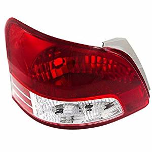 2007-2010 TOYOTA YARIS Driver Side OEM Replacement Taillight REAR LAMP TO2818140 (10:BASE MODEL W/ SPORT PKG)(07-09?S MODEL)