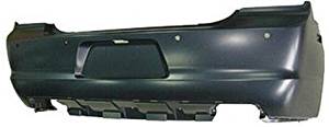 CAPA CH1100963 Rear Bumper Cover for 11-13 Dodge Charger