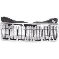 Grille Black With Chrome Frontame Jeep Grand Cherokee 2008-2010