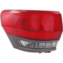 Tail Light Driver Side With Gray Trim/ Except Srt-8 High Quality Jeep Grand Cherokee 2014-2017