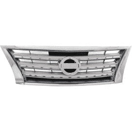Grille Chrome/Silver Nissan SENTRA 2013-2015