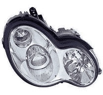 Head Light Passenger Side With Bi-Xenon Type Sedan/Wagon (Without Bulb/Module Except C55) High Quality Mercedes C-Class 2002-2007