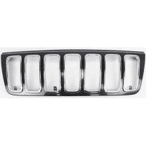 Grille Black With Chrome Frontame Ltd Jeep Grand Cherokee 2001-2003