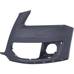 2009-2012 Audi Q5 Bumper Front Driver Side Without Sensor Hole Primed-Black Without S-Line Package